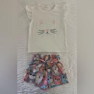 Toddler Kitty Cat 2pc Set